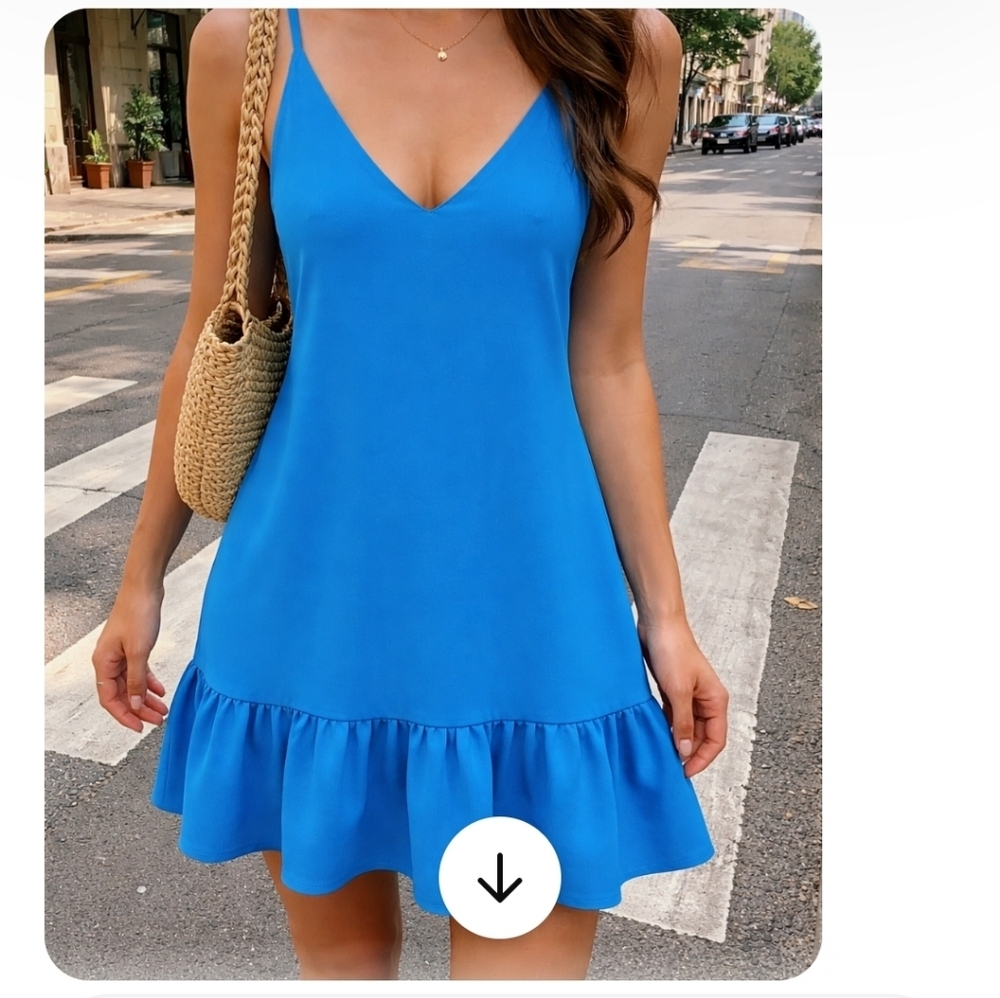 Amanda Uprichard Blue Dress Size XS